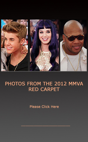 Photos from the red carpet at the 2012 MMVA's (MuchMusic Video Awards)