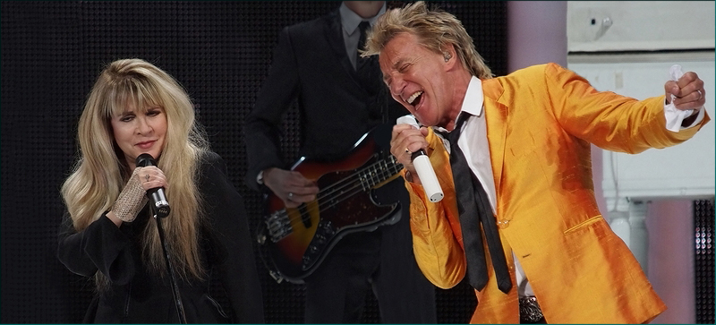 Rod Stewart and Stevie Nicks at Air Canada Centre